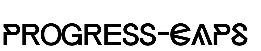 Font Progress-CAPS by Unknown
