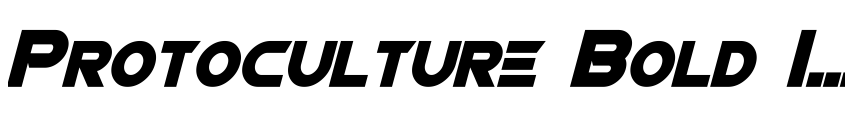 Preview Protoculture Bold Italic
