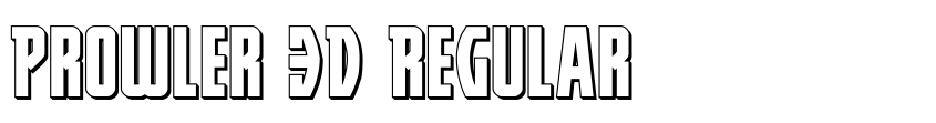 Preview Prowler 3D Regular