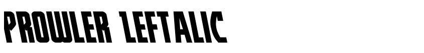 Preview Prowler Leftalic