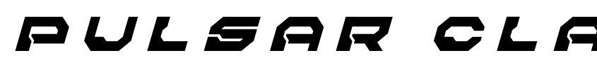 Preview Pulsar Class Solid Title Italic