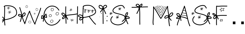 Preview PWChristmasfont