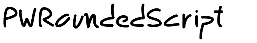 Preview PWRoundedScript
