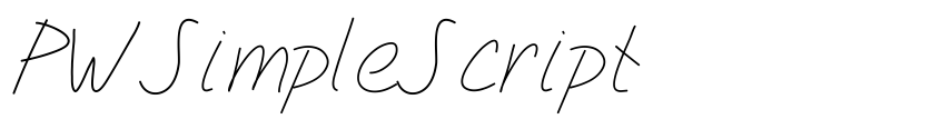 Preview PWSimpleScript