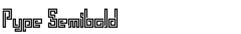 Preview Pype Semibold