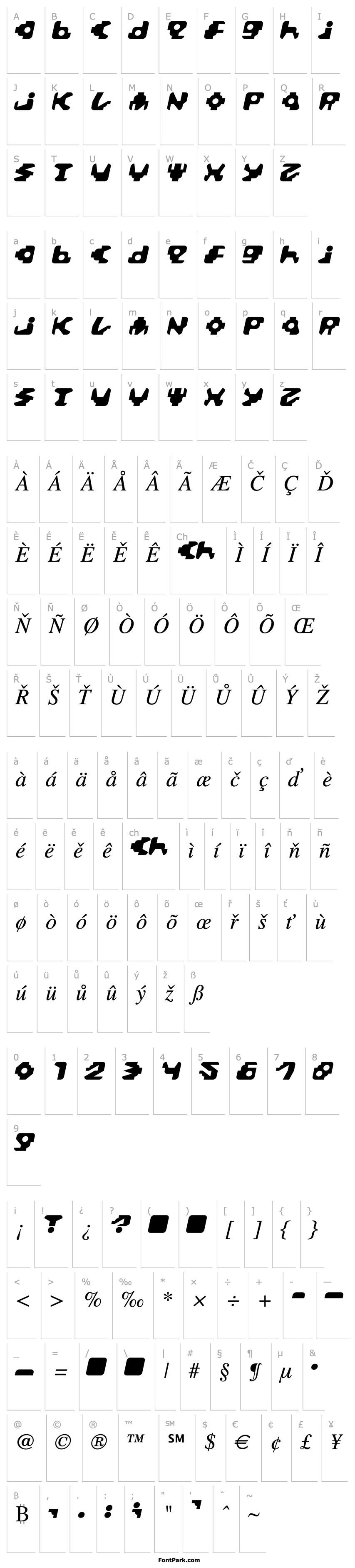 Přehled Paccer-Italic