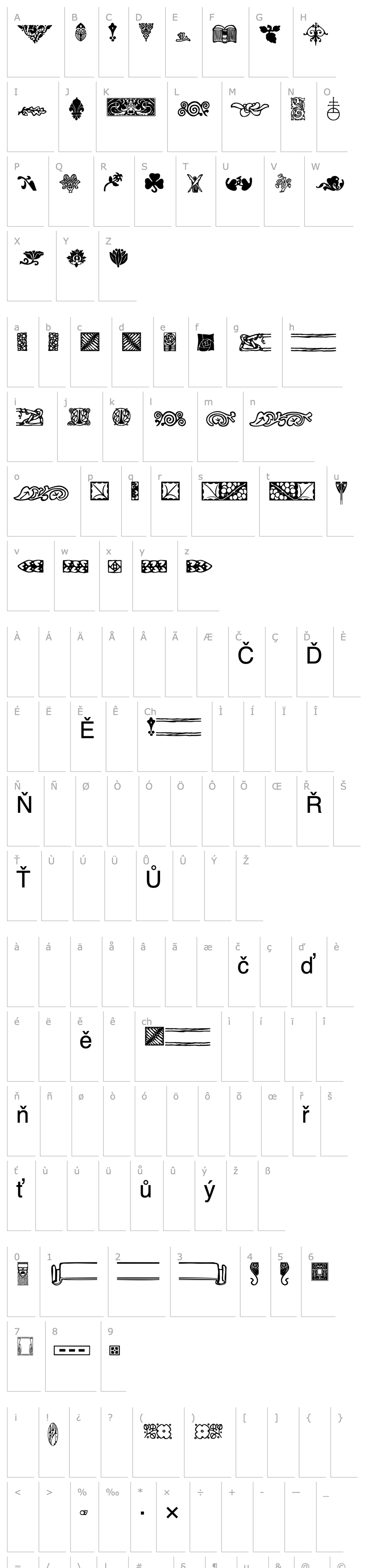 Overview P22 Arts And Crafts OrnamentsTwo