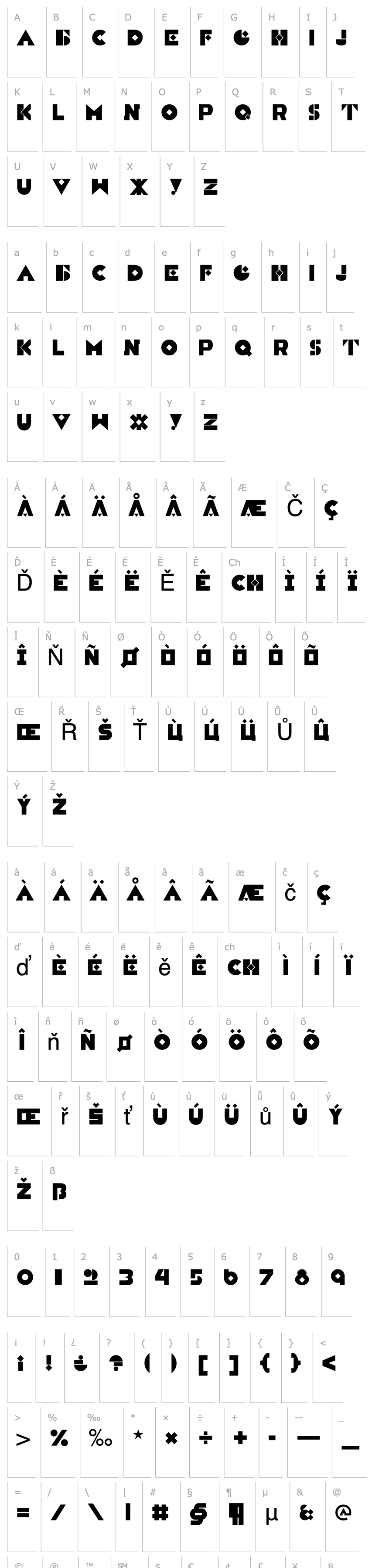 Přehled P22 Constructivist Regular