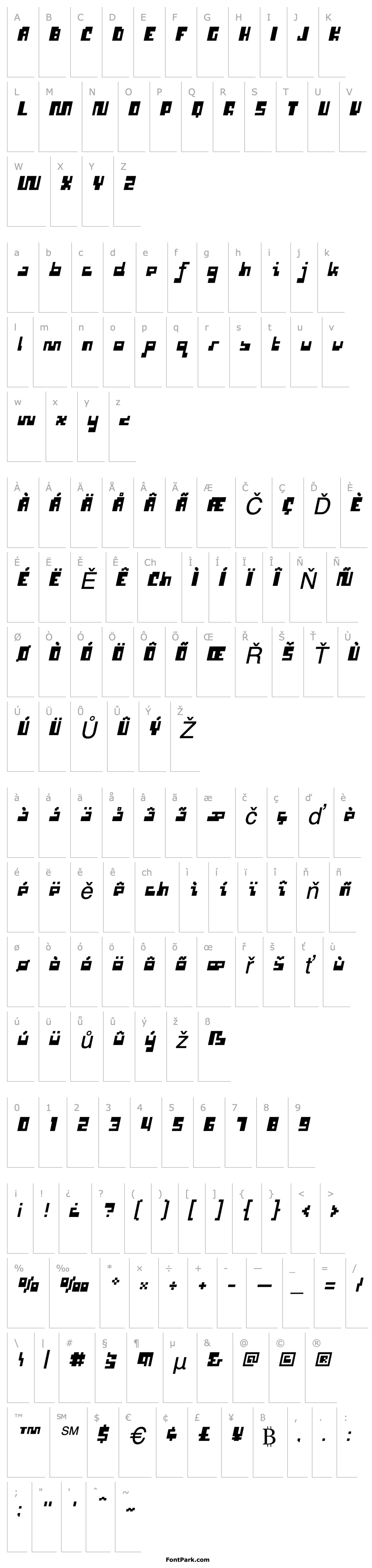 Overview P22 Cusp Square Slant