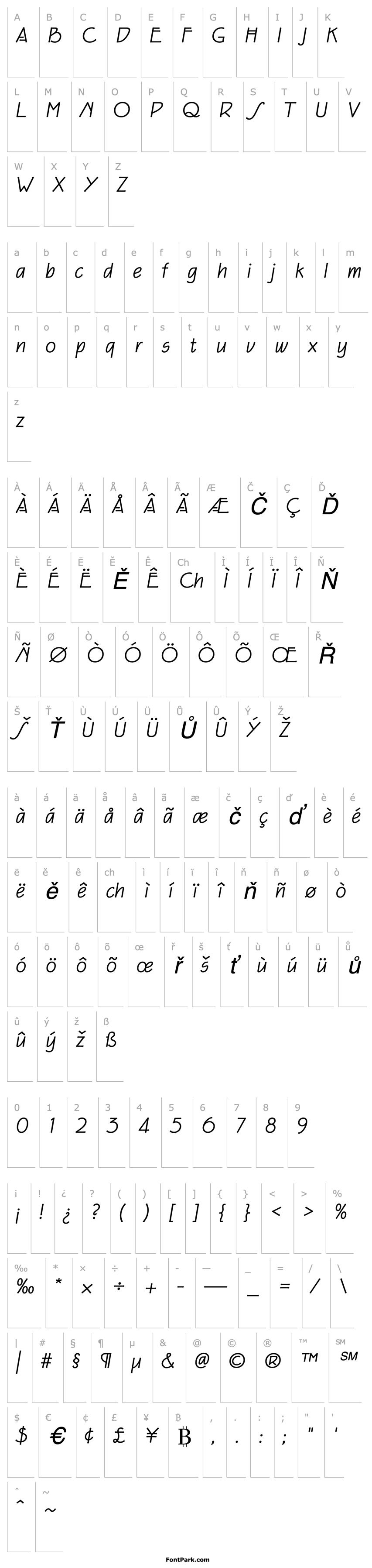 Overview P22 Eaglefeather Italic