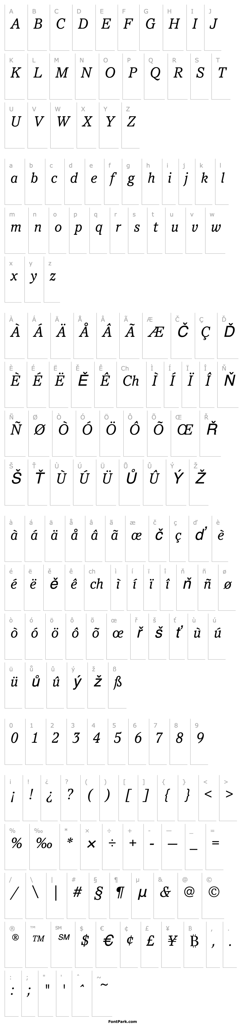 Overview PacellaEF-BookItalic