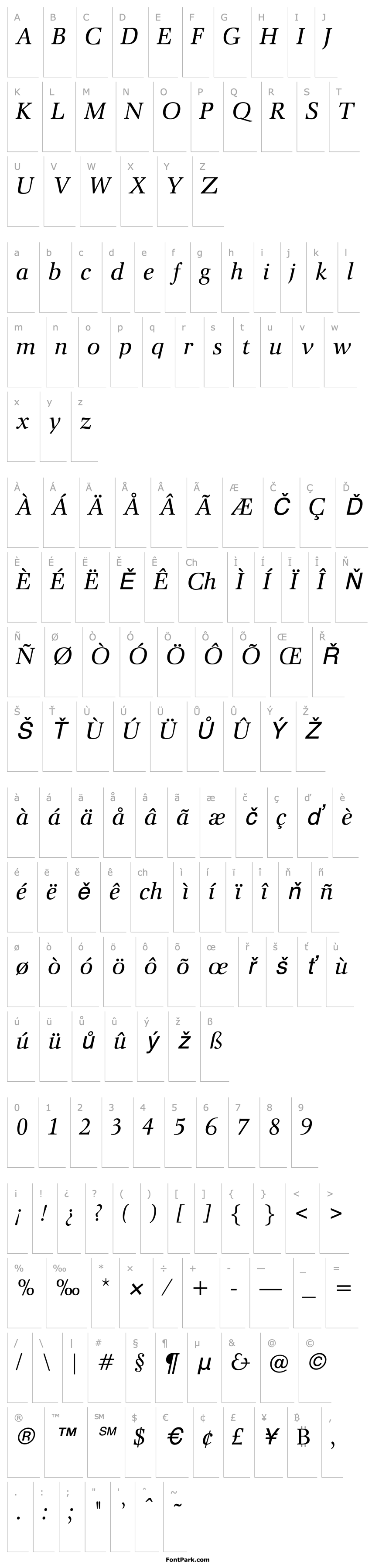 Overview PacificItalic