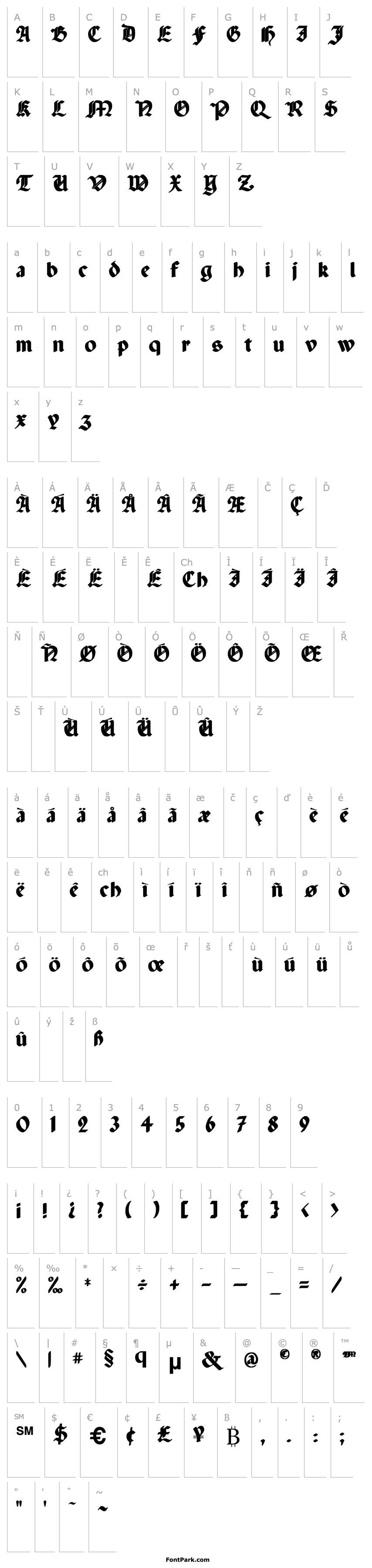 Overview Paganini Th Bold