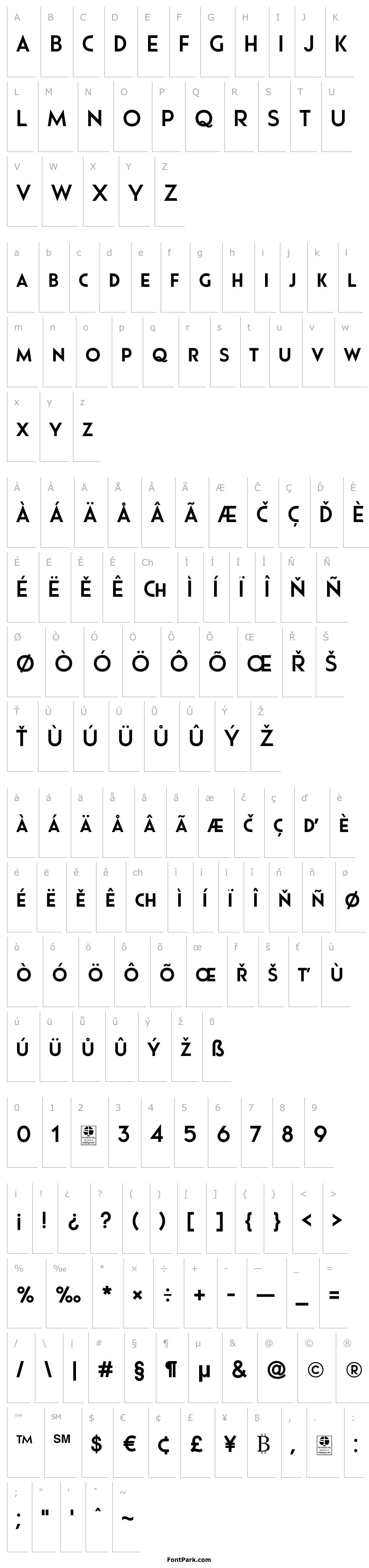 Přehled Pages Grotesque Demo Bold