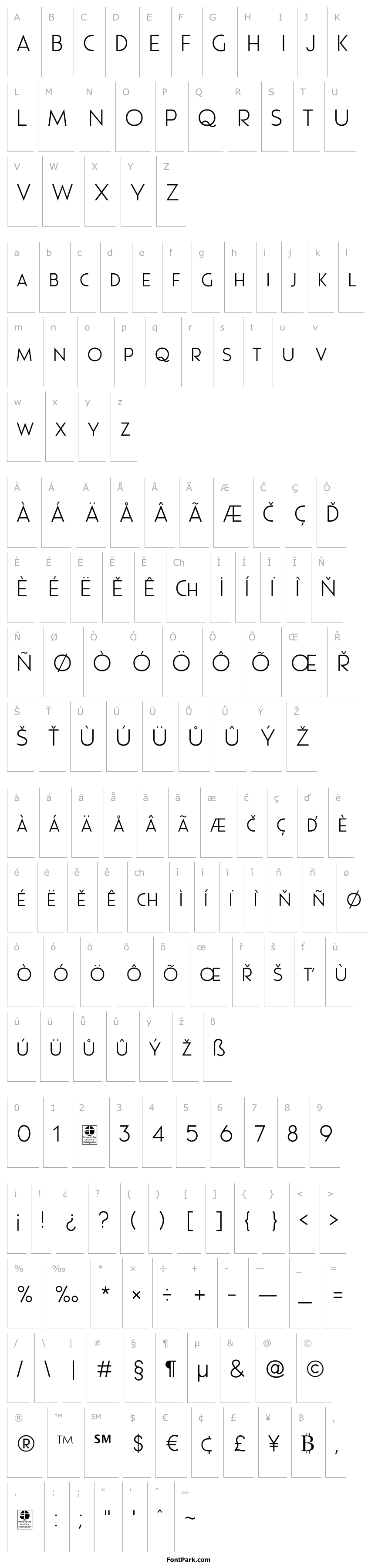 Přehled Pages Grotesque Light Demo