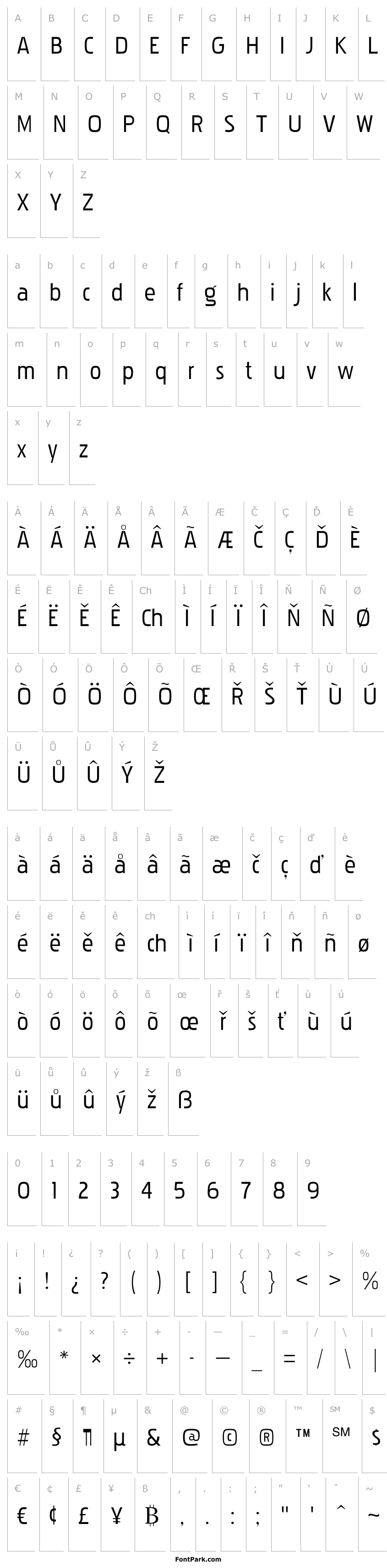 Přehled PakenhamRg-Regular