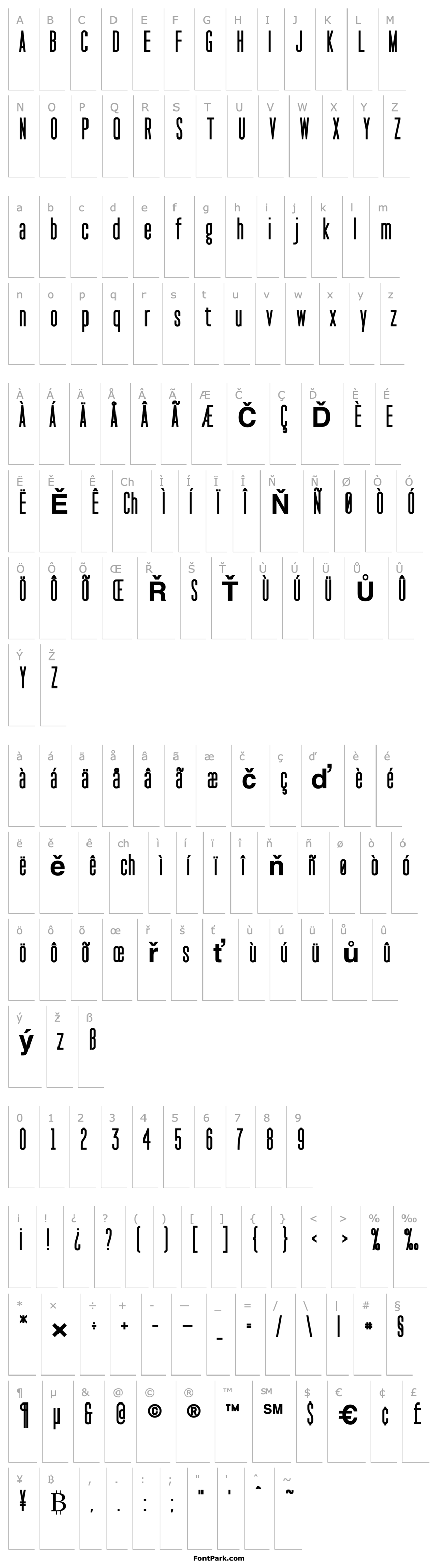 Overview Pakt Condensed Bold