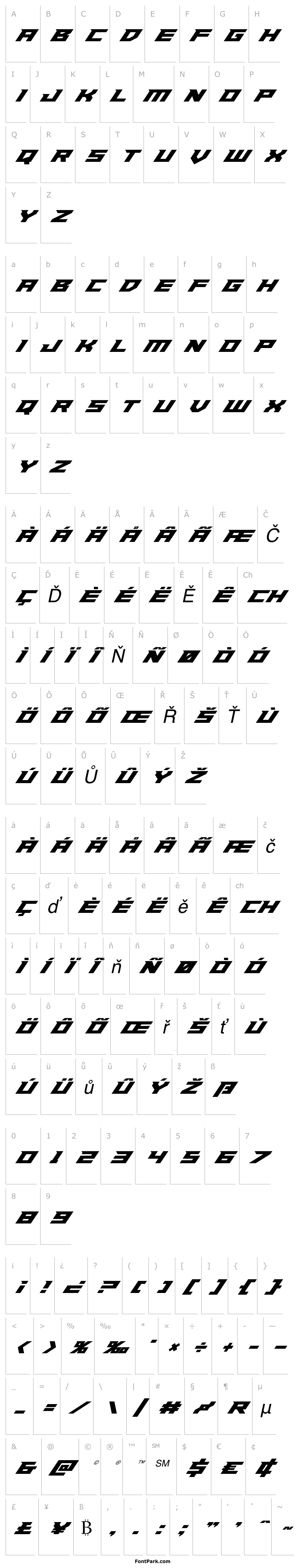 Přehled Paladins Super-Italic