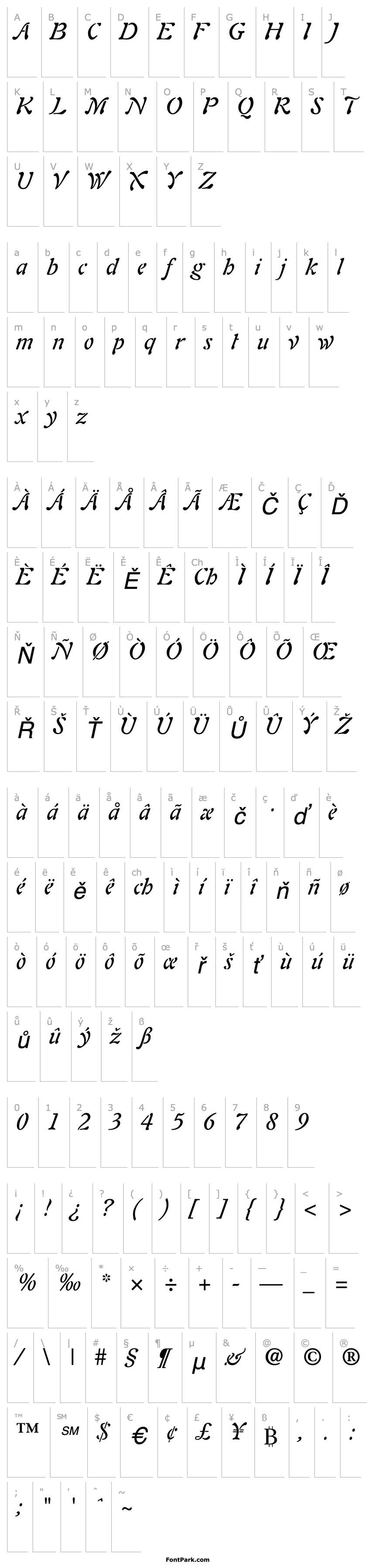 Overview Palette SSi Italic