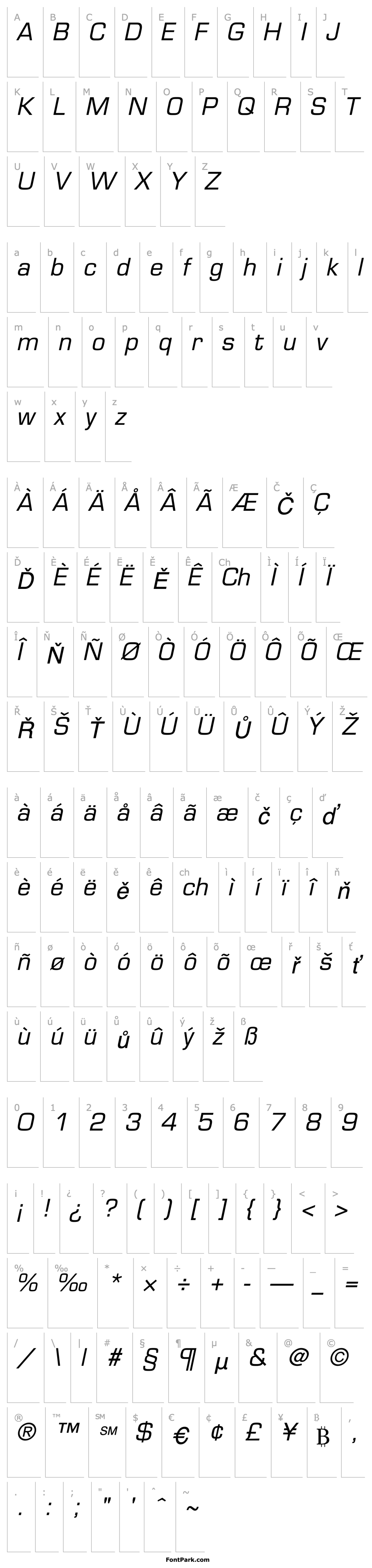 Overview Palindrome SSi Italic