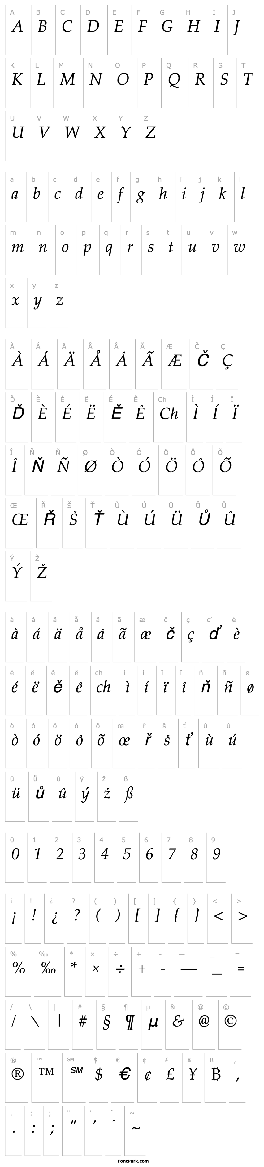 Přehled Palisade Italic