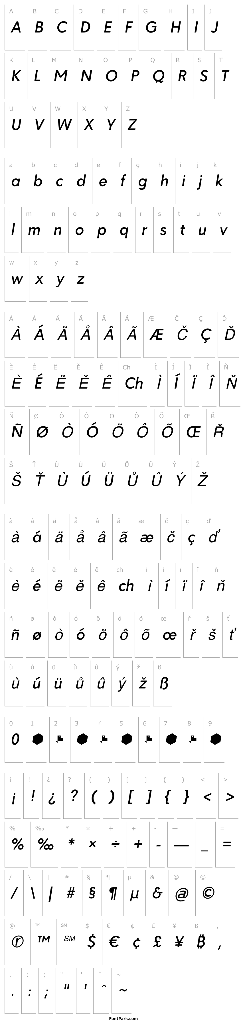 Overview Paloseco Medium Italic