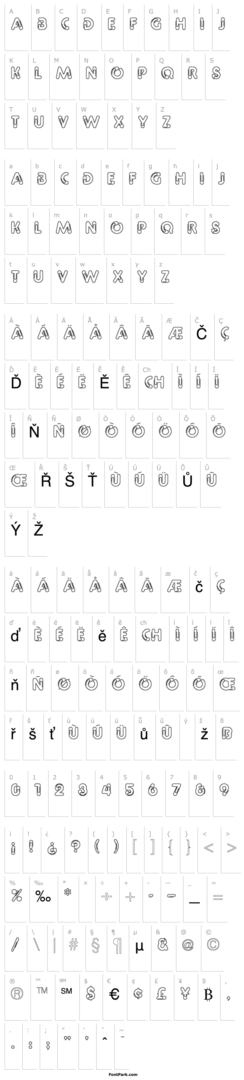 Overview Paper Clip Outline Regular