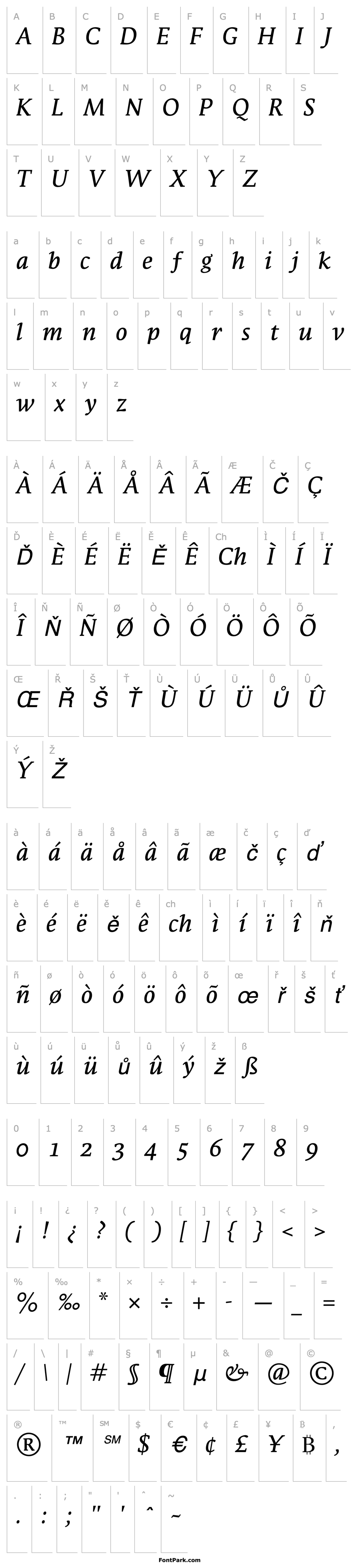 Overview Parable-RegularItalic