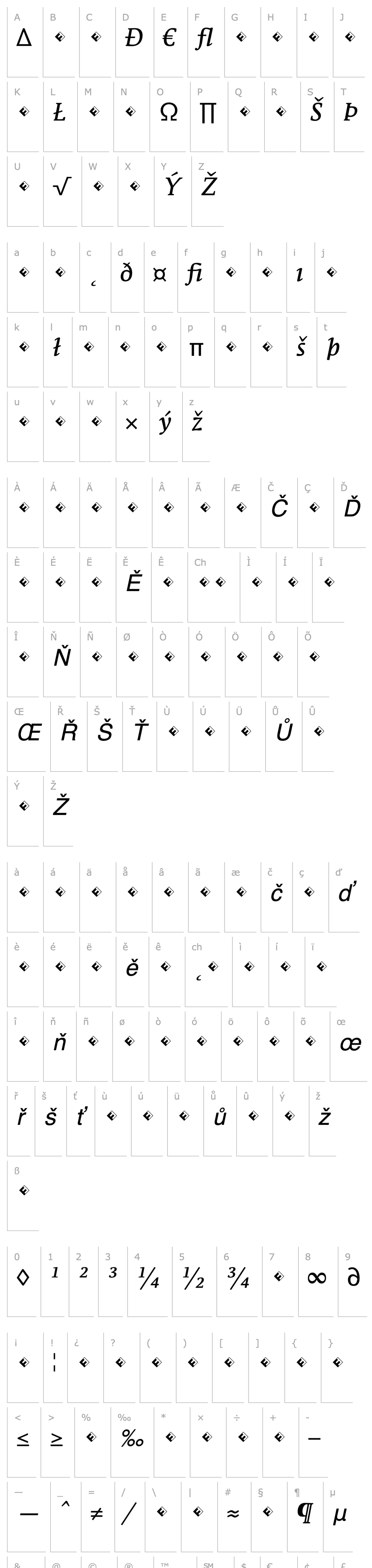 Overview Parable-RegularItalicExpert