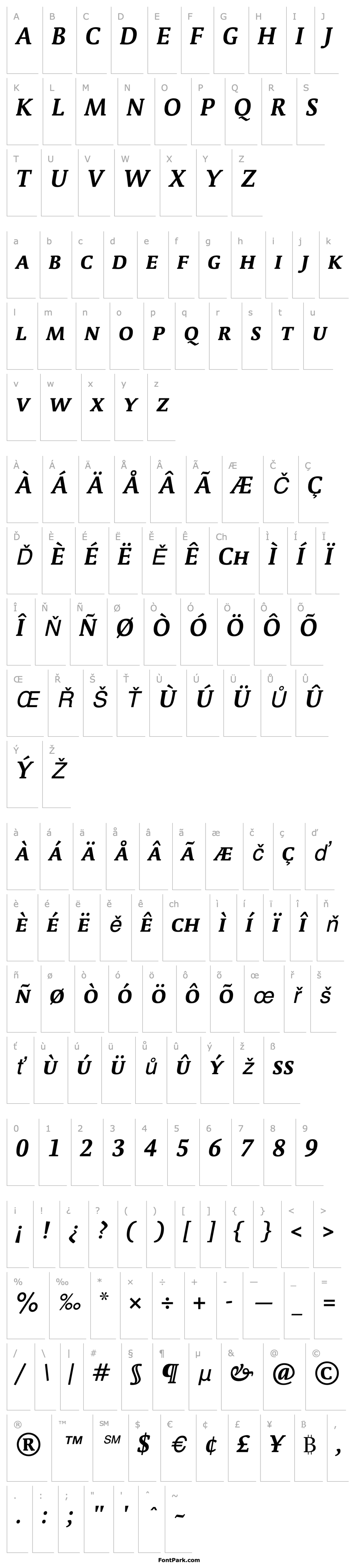 Overview ParableLF-BoldSCItalic