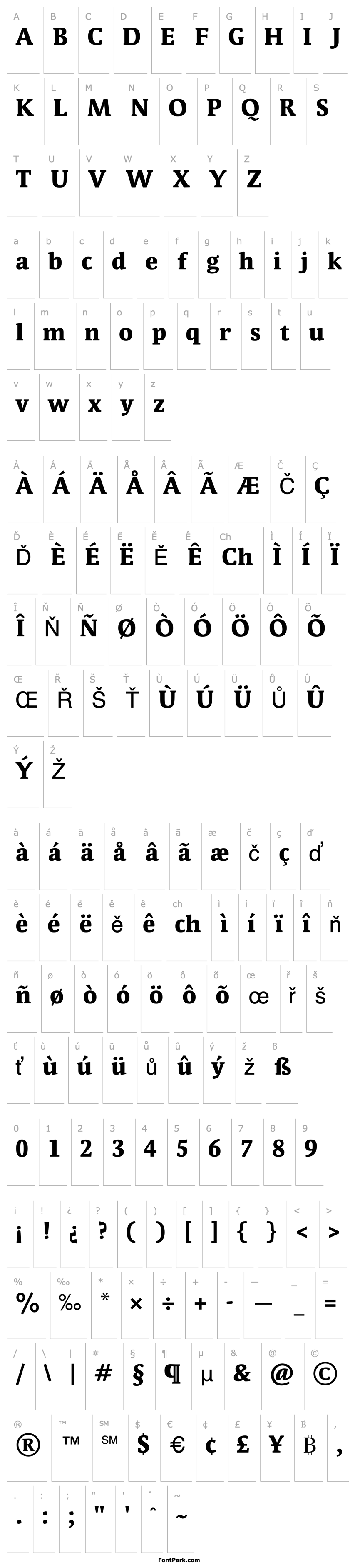 Přehled ParableLF-ExtraBold