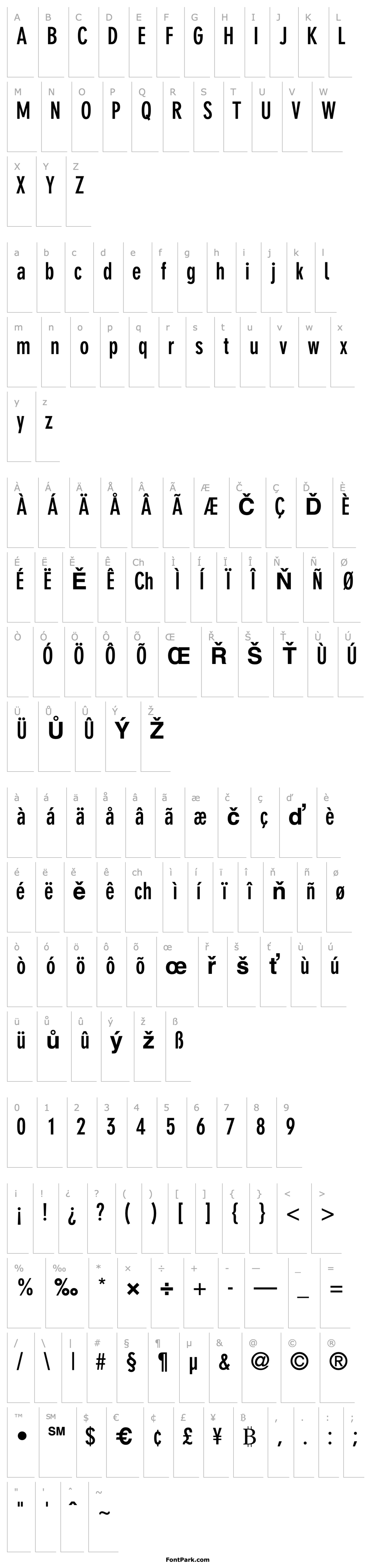 Overview ParallaxGroteskSSK Bold