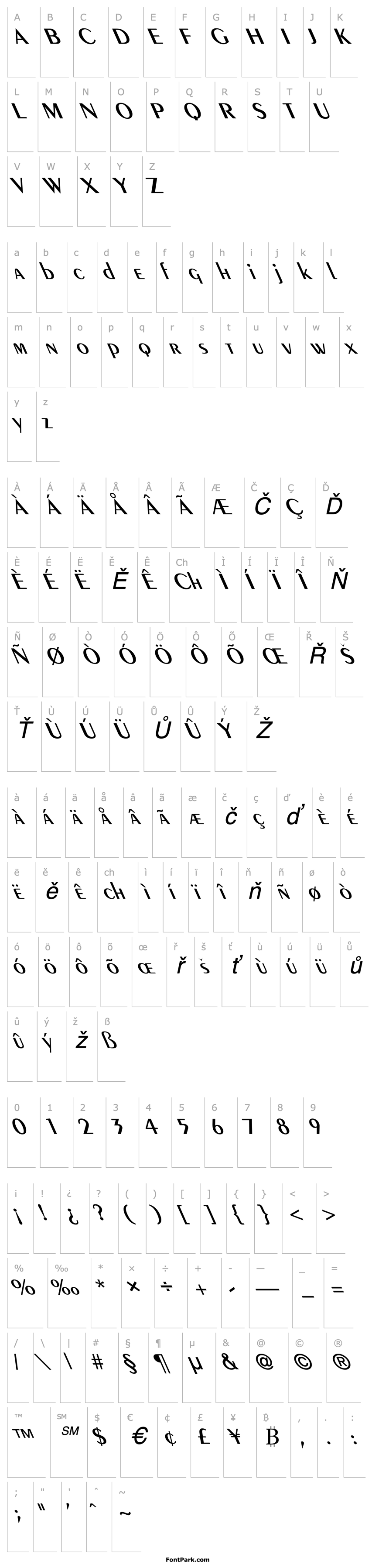 Overview Pare Reverse Italic