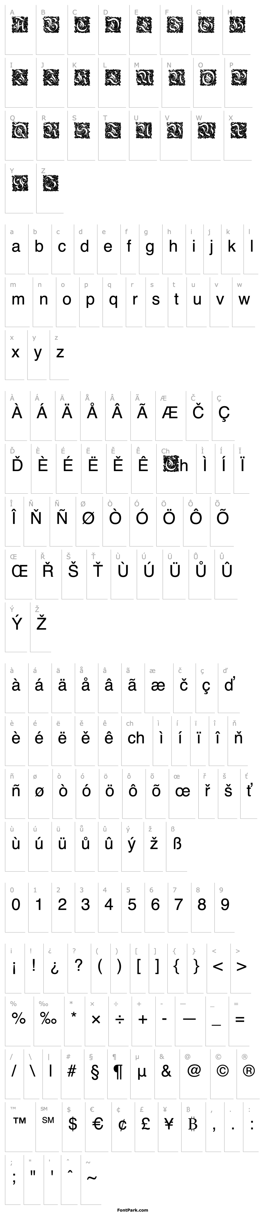 Overview Parigee Initials Grand