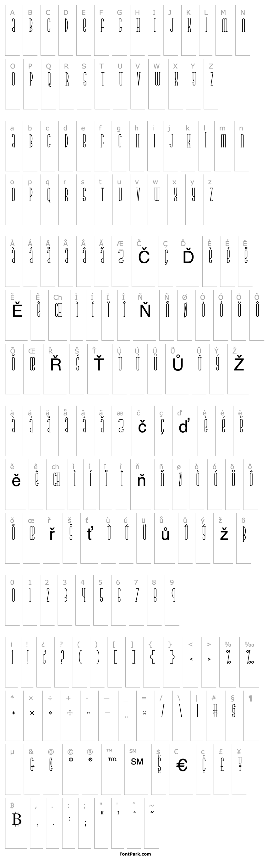 Overview Parkland Serif