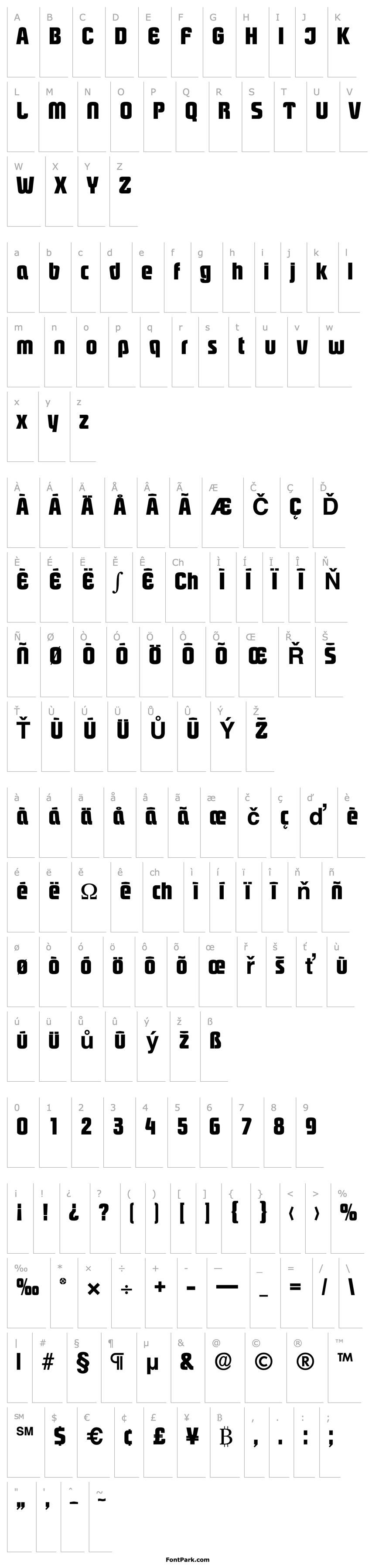 Overview Pasadena-Serial-ExtraBold-Regular