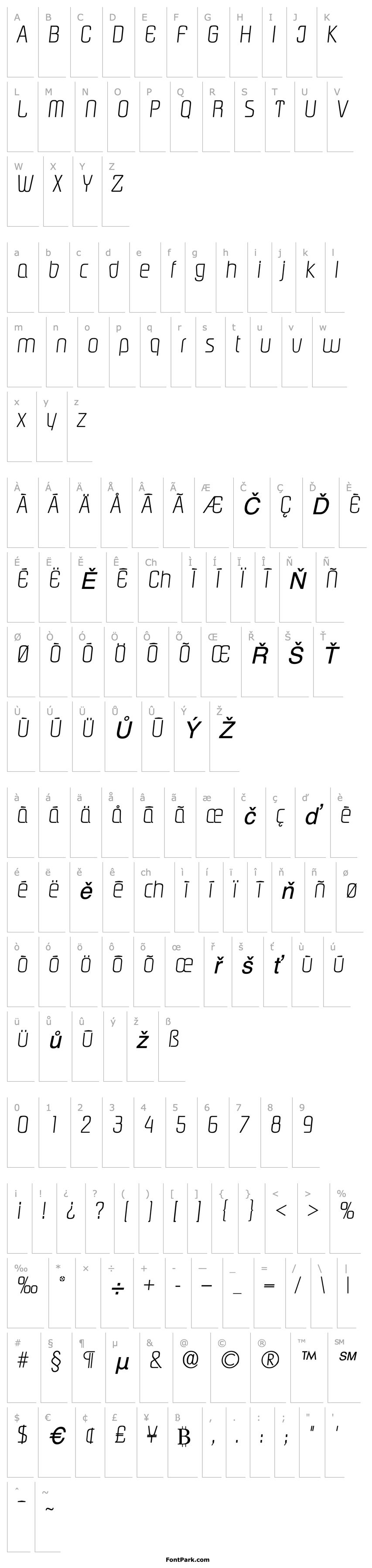 Overview PasadenaL Italic