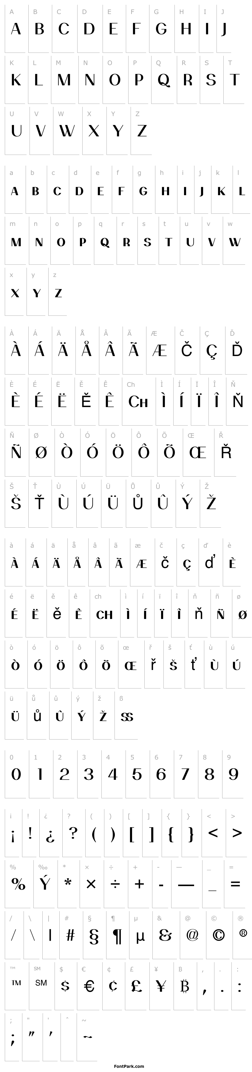 Přehled PassionSansPDbi-SemiBoldSmallCaps