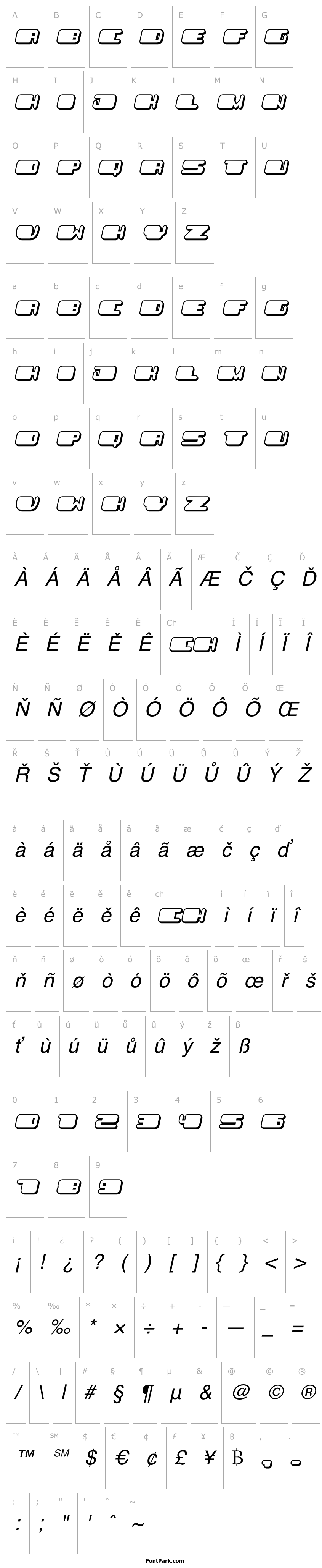 Přehled Patriotic Flat Italic