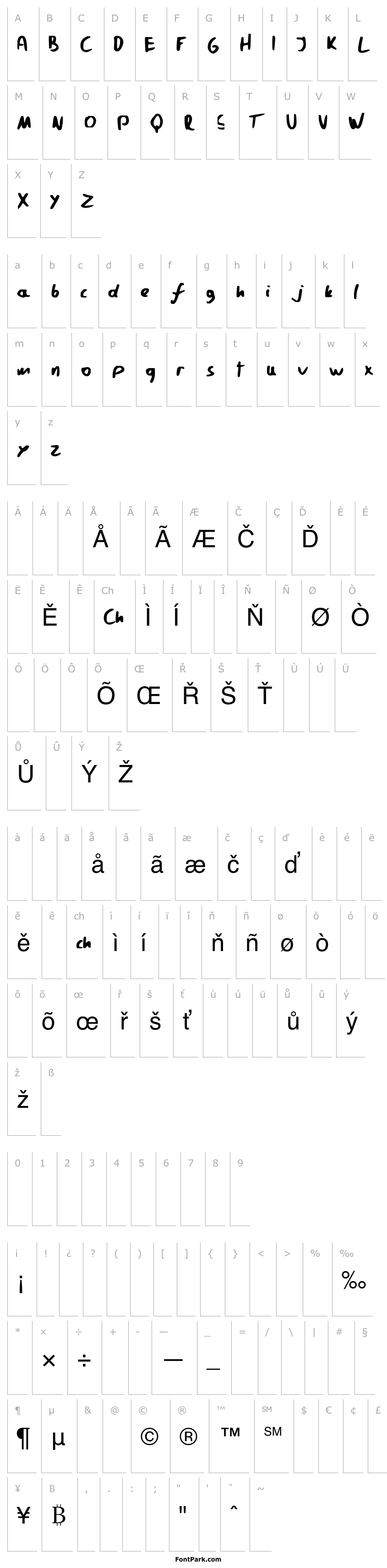 Overview Pavfont