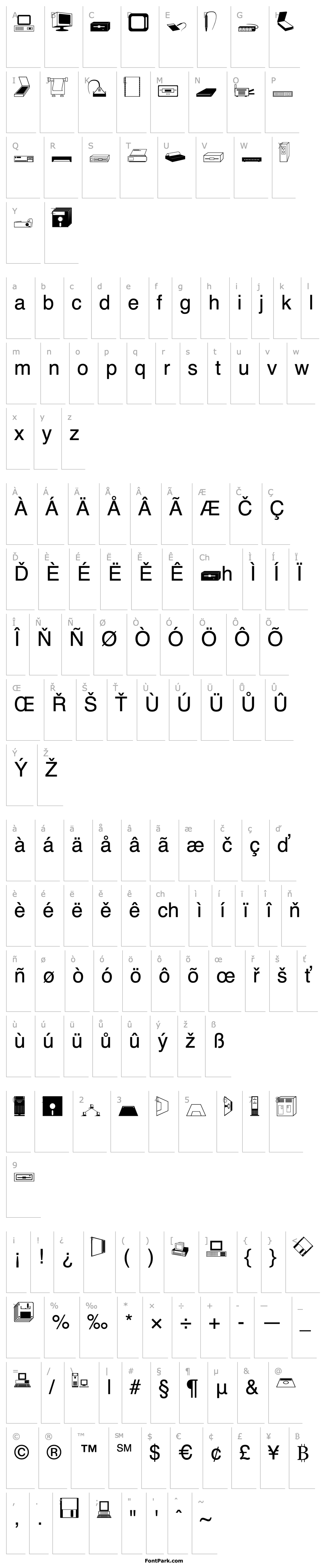 Overview PC Dingbats Normal