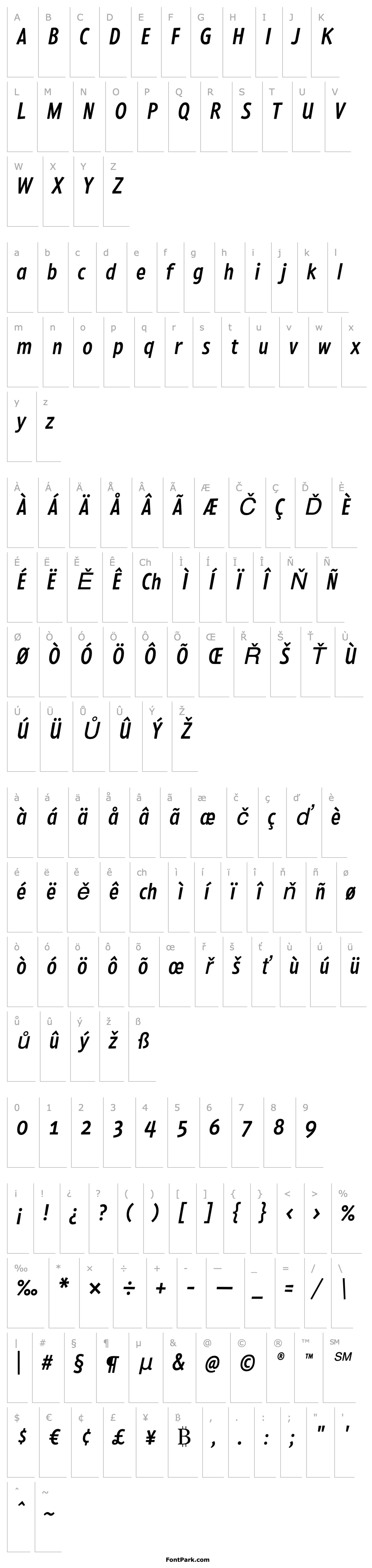 Overview PedestriaMVB-Medium-Italic