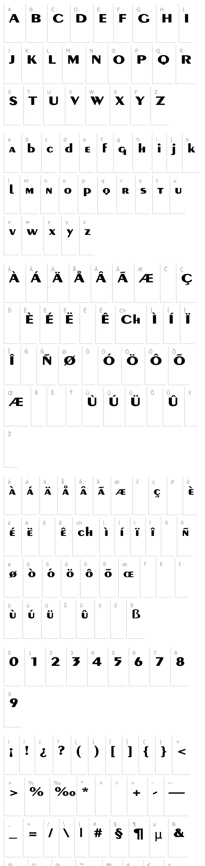 Overview Peignot-Demi-Bold Wd