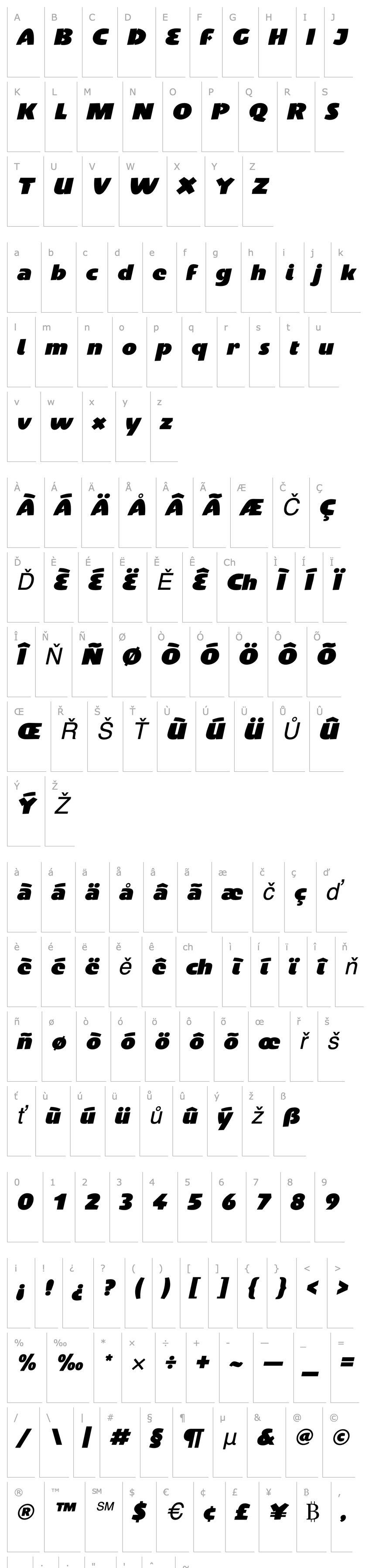 Overview Penguin-BlackItalic