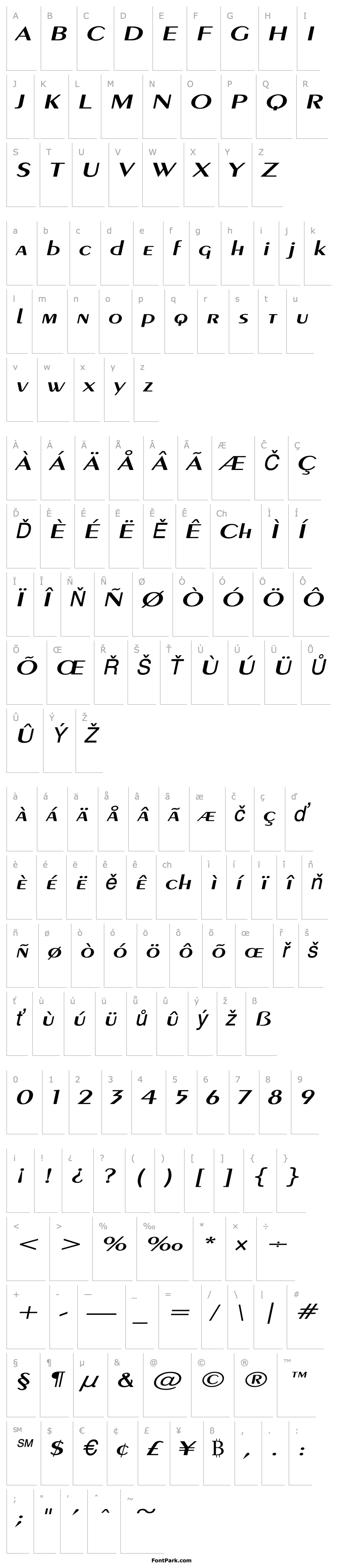 Přehled PenwinExtended Oblique