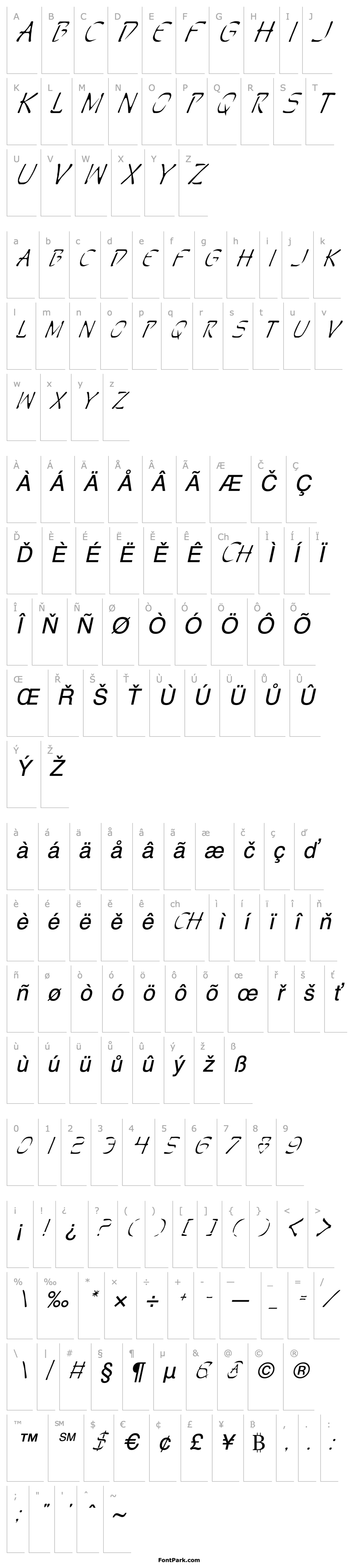Overview Perdition Italic
