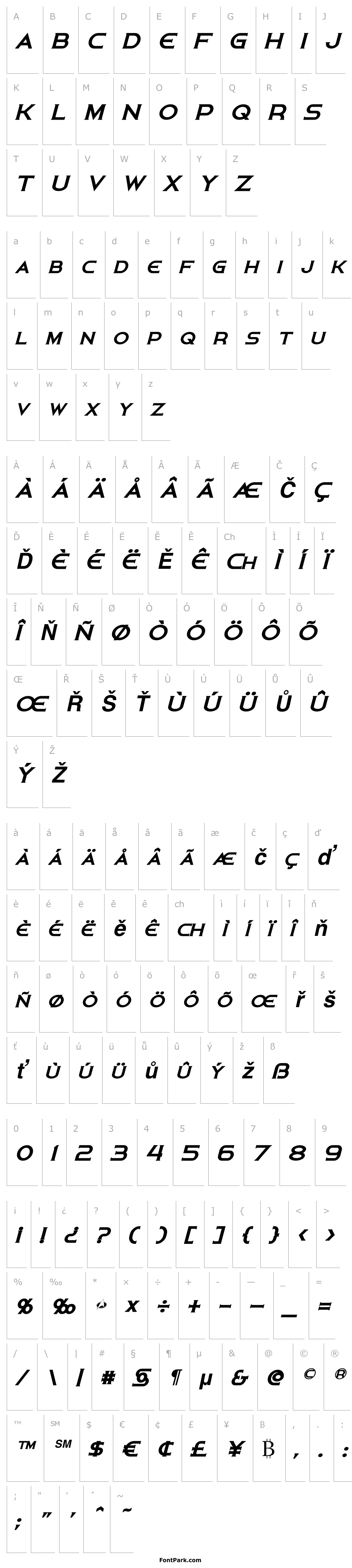 Přehled Persis Bold Italic