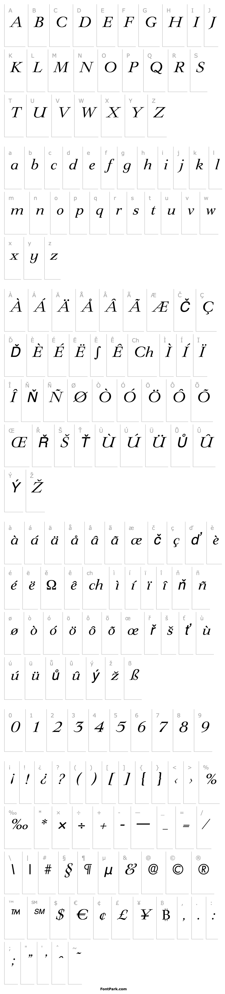 Overview PhillipBecker Italic