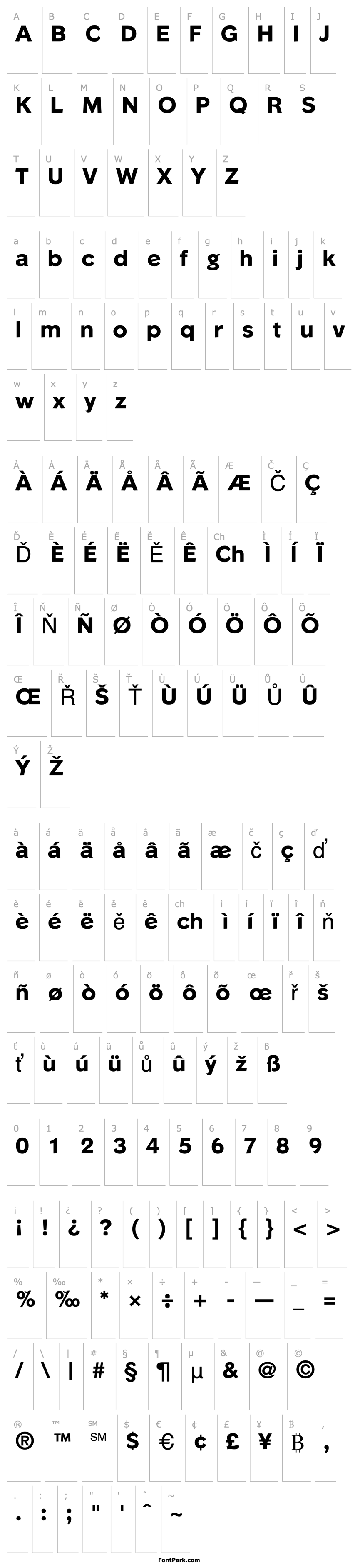 Overview Phinster Extrabold