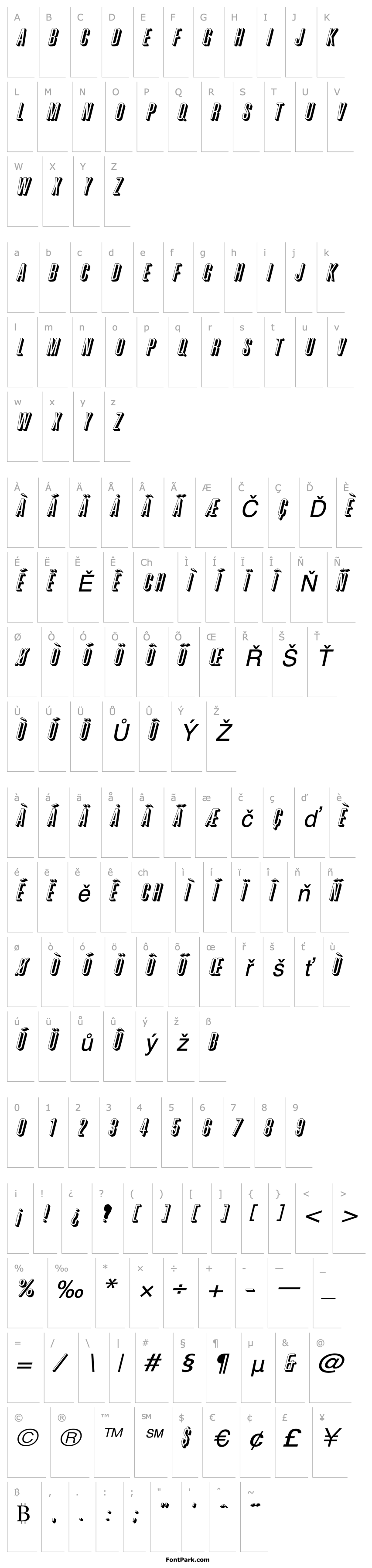 Overview Phoenix Wide Italic